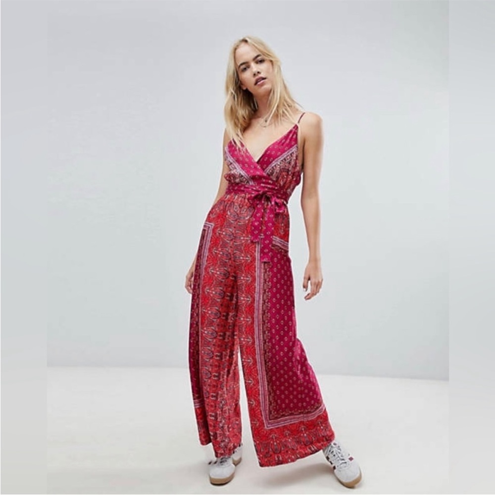 Free People Cabbage Rose Jumpsuit